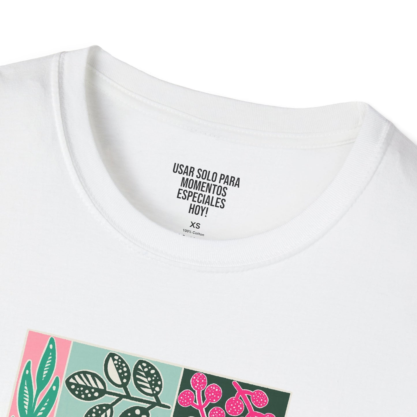 Floral Unisex T-Shirt - Encourage the Power of Flowers -Echale flores a la vida