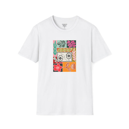 Floral Unisex T-Shirt - Encourage the Power of Flowers -Echale flores a la vida